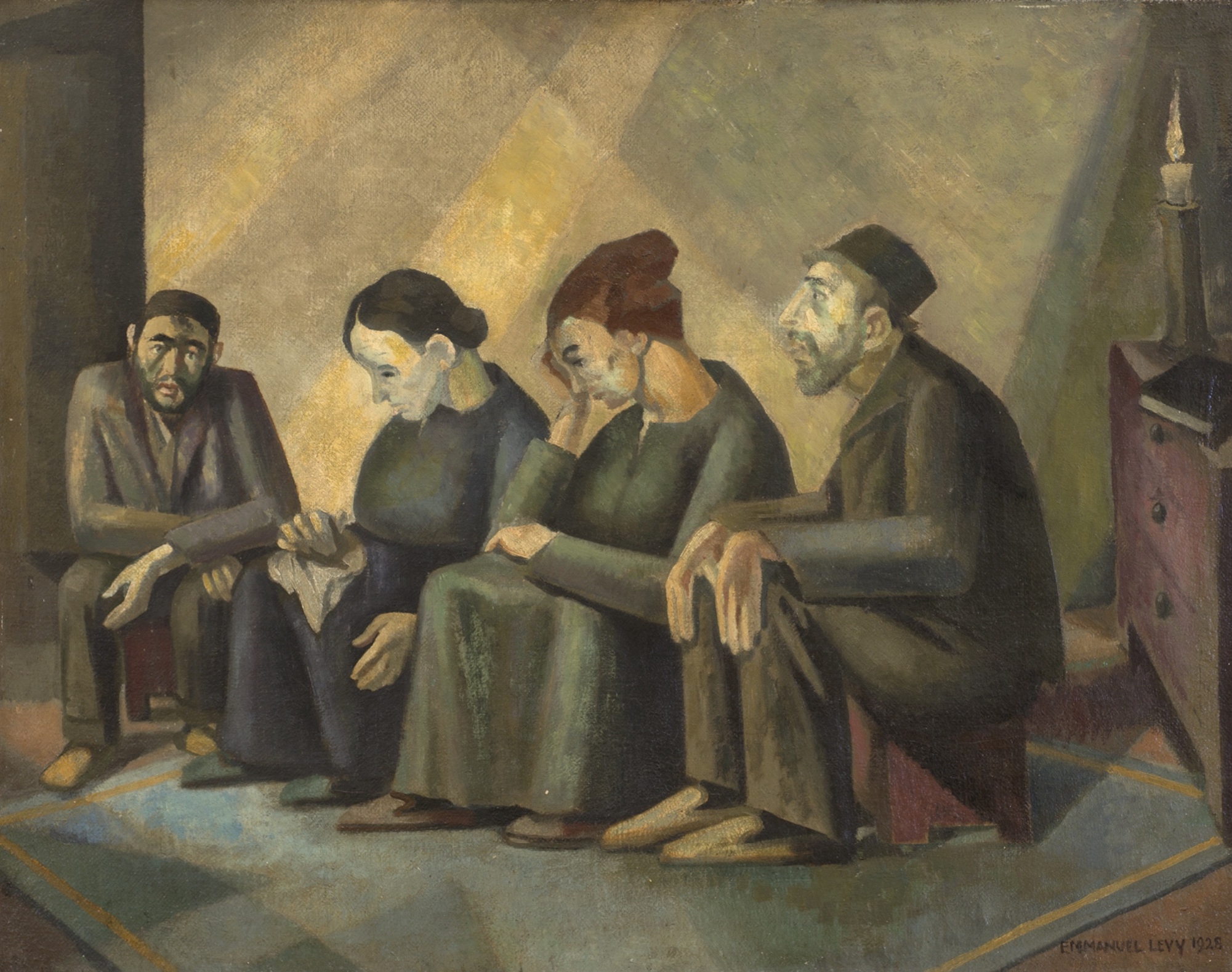 The Mourners, by Emmanuel Levy. 1928.