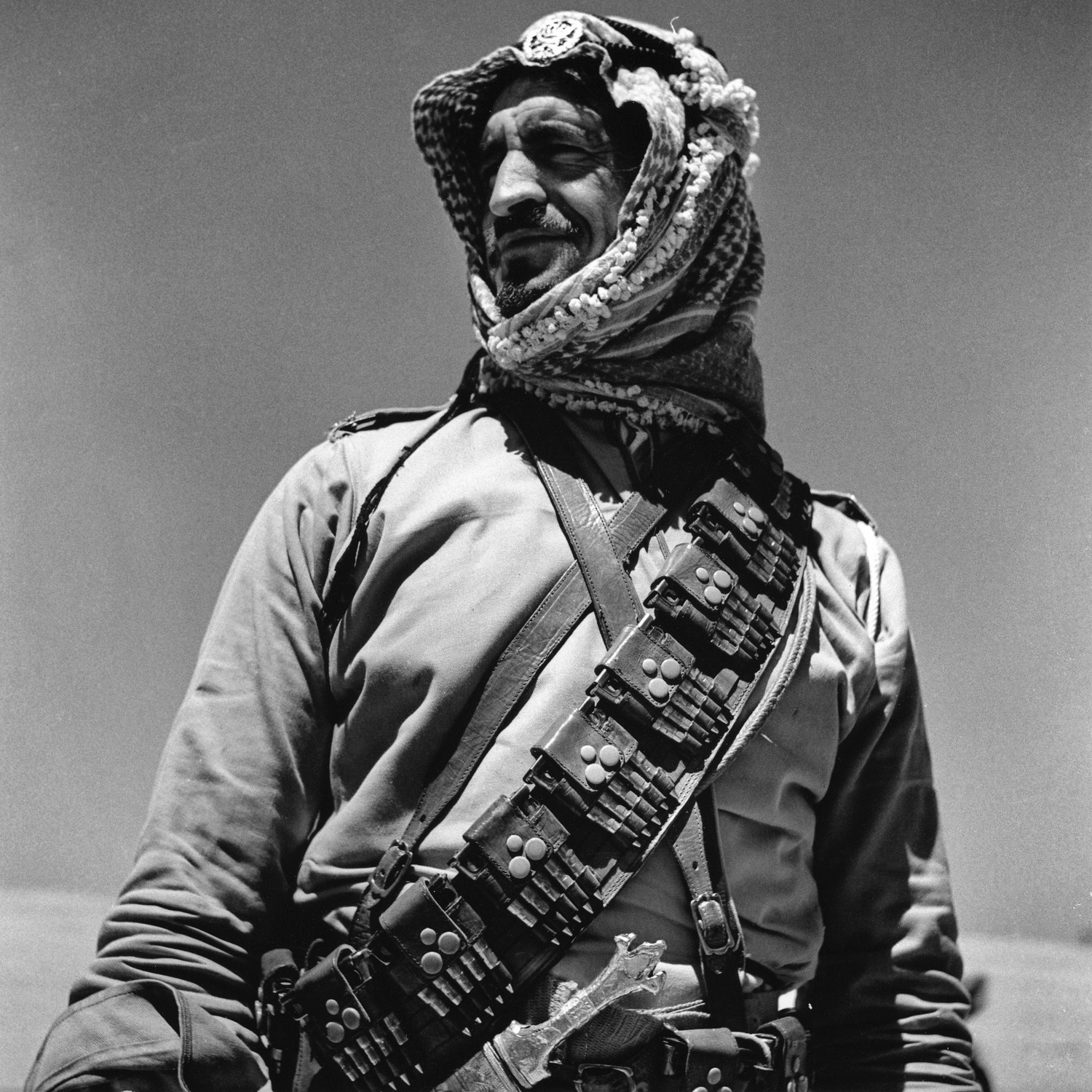 Desert Patrol solider, Jordan. 1941.